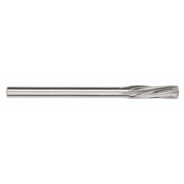 Magafor 88860004830 Chucking Reamer 4.83 mm Dia, 3-25/64" OAL, 29/32" Flute Length, Spiral Flute, Straight-Cylindrical Shank, Solid Carbide