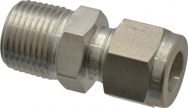 Ham-Let 3002005 Compression Tube Connector 3/8" Thread, Compression x MNPT