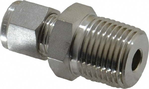 Ham-Let 3002006 Compression Tube Connector 1/2" Thread, Compression x MNPT