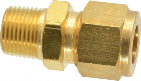 Ham-Let 3102176 Compression Tube Connector 3/8" Thread, Compression x MNPT