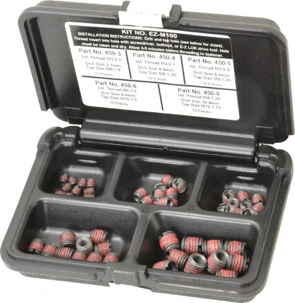 E-Z LOK EZ-M100 Thread Repair Kit Self-Locking