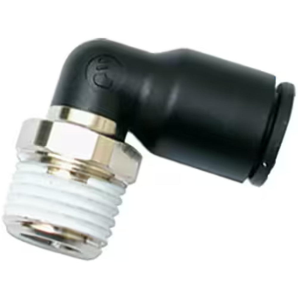 Legris 3109 53 10 Push-To-Connect Tube to Male & Tube to Male BSPT Tube Fitting Male Elbow, 1/8" Thread, 1/8" OD