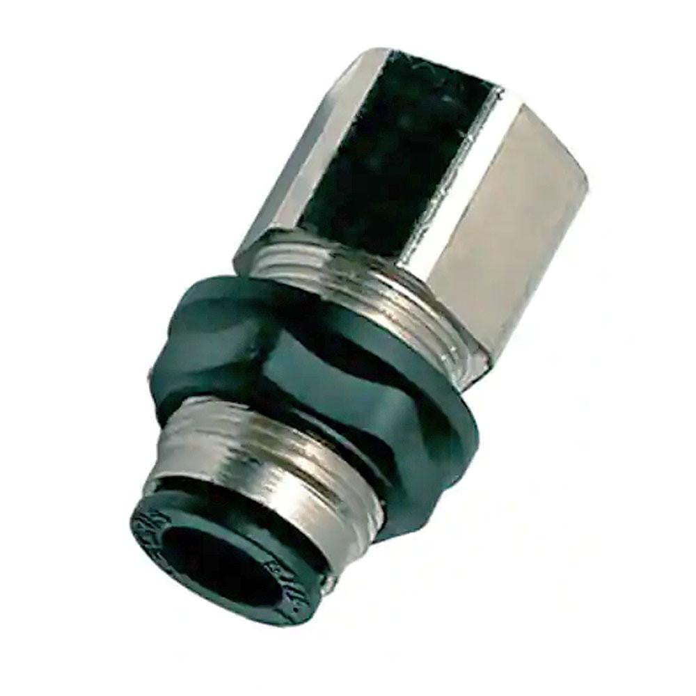 Legris 3136 08 13 Push-To-Connect Tube Fitting Female Bulkhead, 1/4" Thread