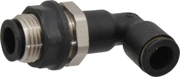 Legris 3139 60 00 Push-To-Connect Tube to Tube Tube Fitting Bulkhead Union Elbow, 3/8" OD