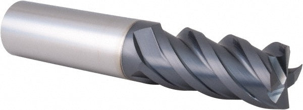 Iscar 5620958 Square End Mill 3/4" Dia, 1-1/2" LOC, 4 Flute, Solid Carbide
