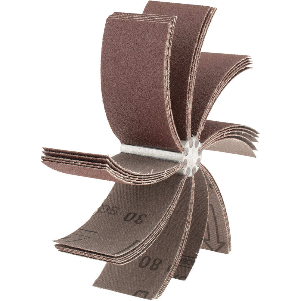 Merit Abrasives 08834154173 80 Grit, Coated, Aluminum Oxide Bore Polisher
