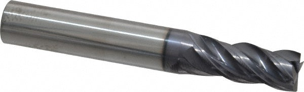 Kyocera SGS Precision Tools 36422 Square End Mill 11/32" Dia, 13/16" LOC, 4 Flute, Solid Carbide