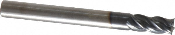 Kyocera SGS Precision Tools 46360 Square End Mill 6.00 mm Dia, 13.00 mm LOC, 4 Flute, Solid Carbide