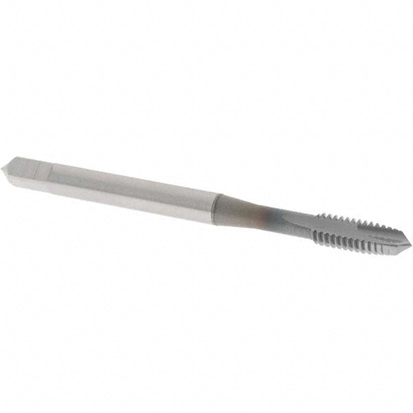OSG 1212808 Spiral Point Tap #8-32 UNC, 2 Flutes, Plug Chamfer, 2B Class of Fit, HSS, TiCN Coated