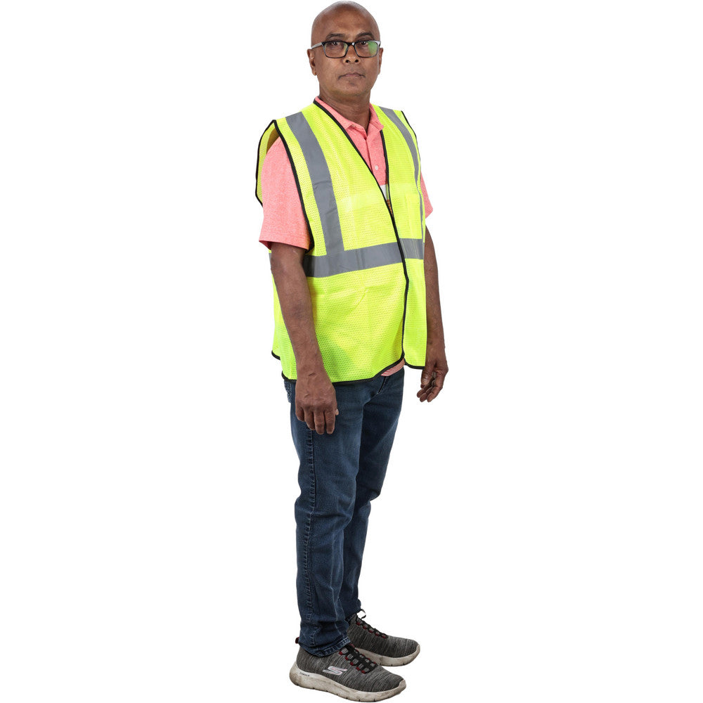 PRO-SAFE PS-MSH1-YSM High Visibility Vest Small & Medium, General Purpose Vest, ANSI Class 2