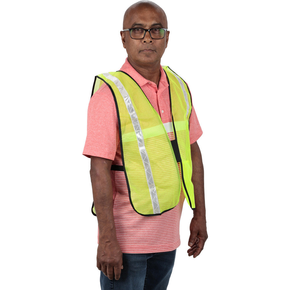 PRO-SAFE PS-NMSH1-Y4X High Visibility Vest 4X-Large, General Purpose Vest, ANSI Class 0