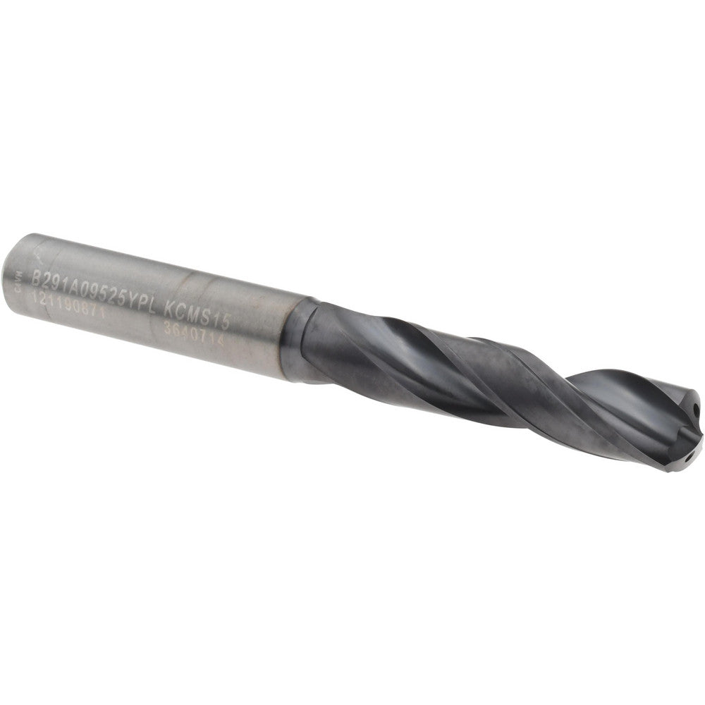 Kennametal 3640714 Screw Machine Length Drill Bit 3/8" (0.3750) Dia, 140 deg, Solid Carbide