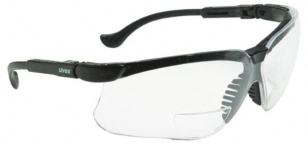Uvex S3764 Magnifying Safety Glasses +3, Clear Lenses, Scratch Resistant, ANSI Z87.1-2003