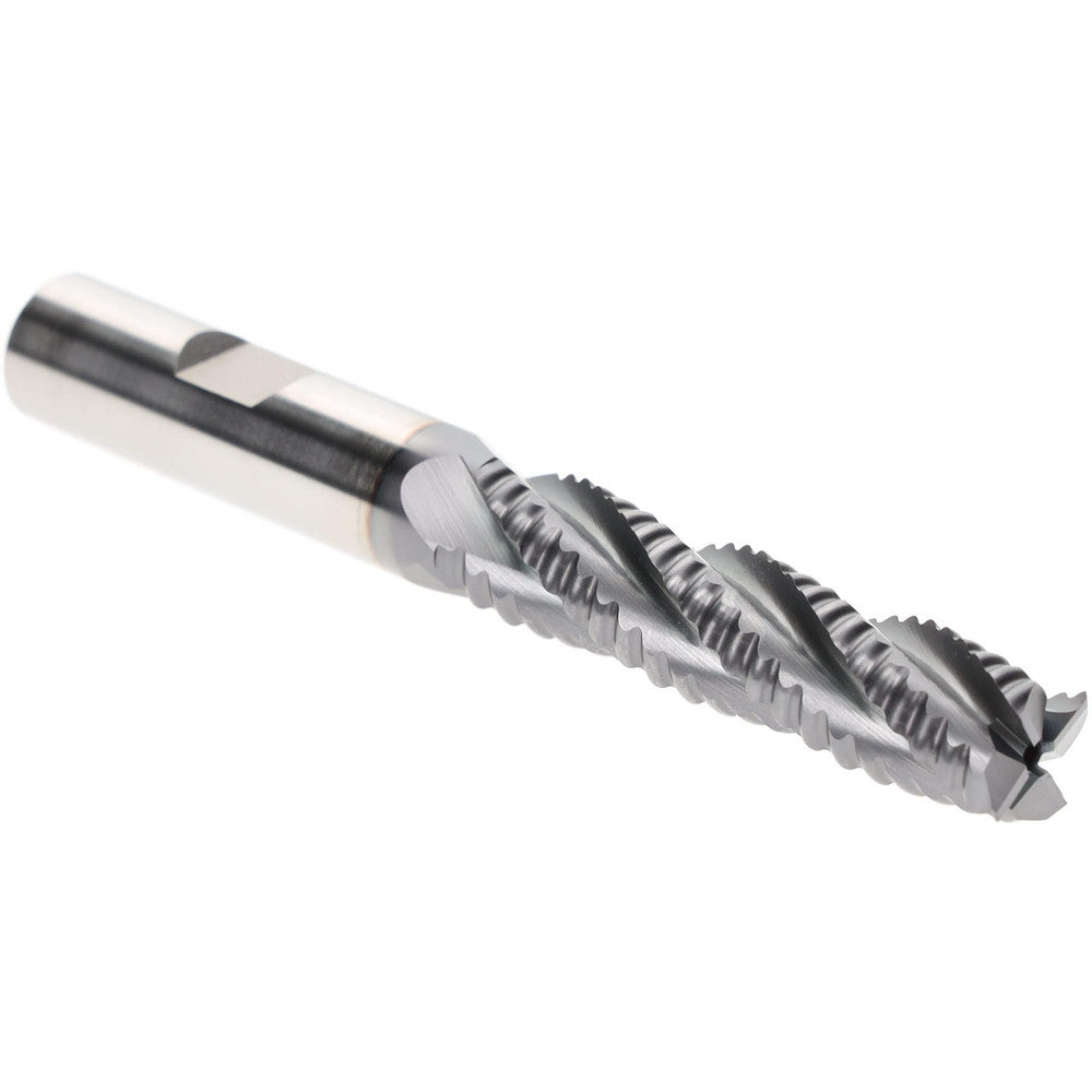 Hertel 87144648 Roughing End Mill 1/2" Dia, 4 Flute, Coarse Pitch, Single End, Cobalt