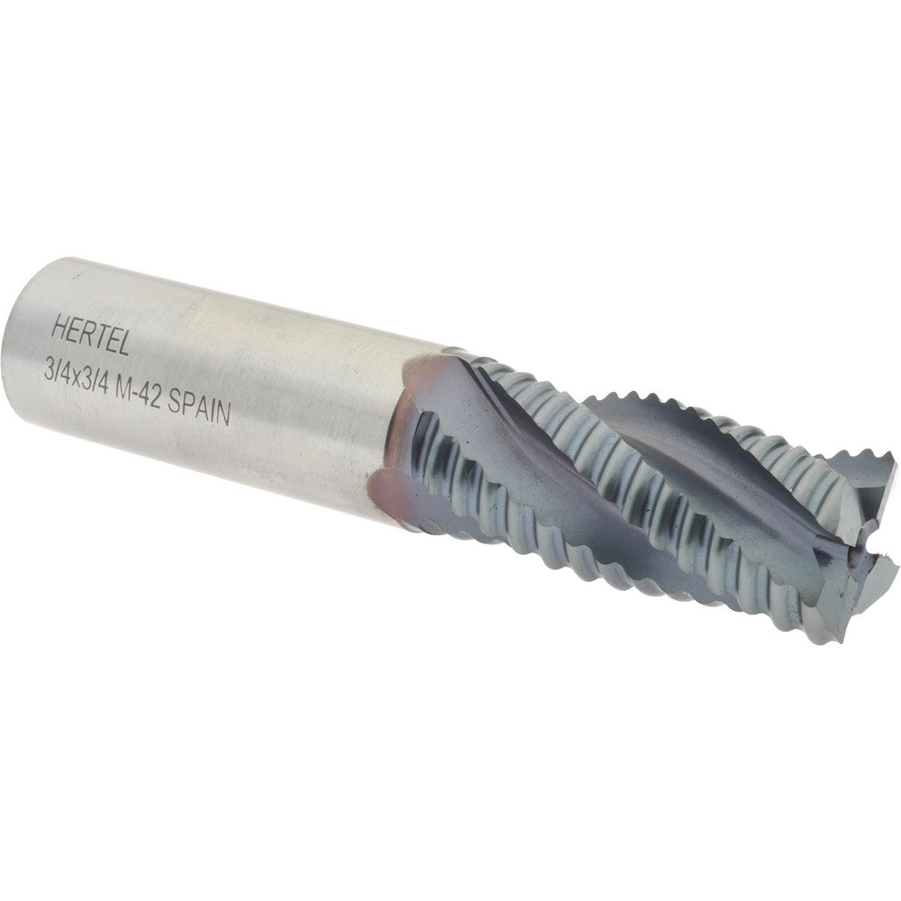Hertel 87144671 Roughing End Mill 3/4" Dia, 4 Flute, Coarse Pitch, Single End, Cobalt
