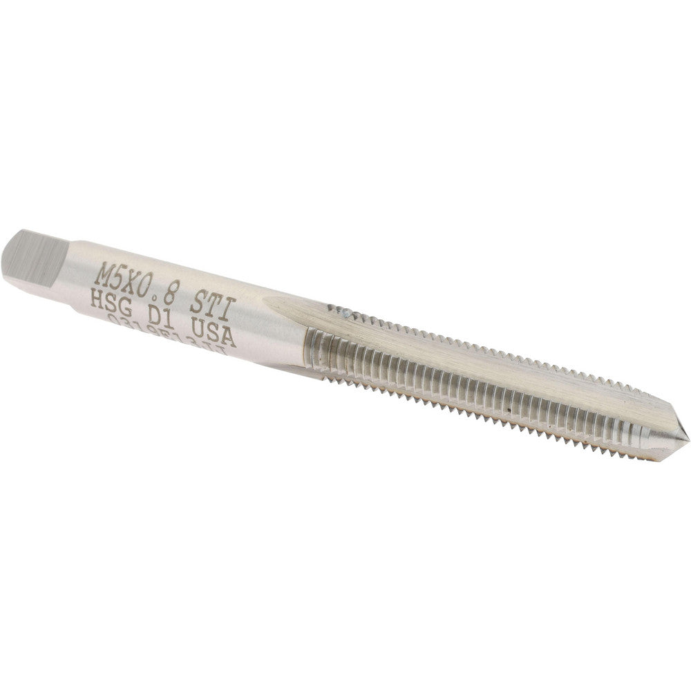 Hertel K007257AS Hand STI Tap M5 x 0.8 Metric Course, D1, 3 Flutes, Plug Chamfer