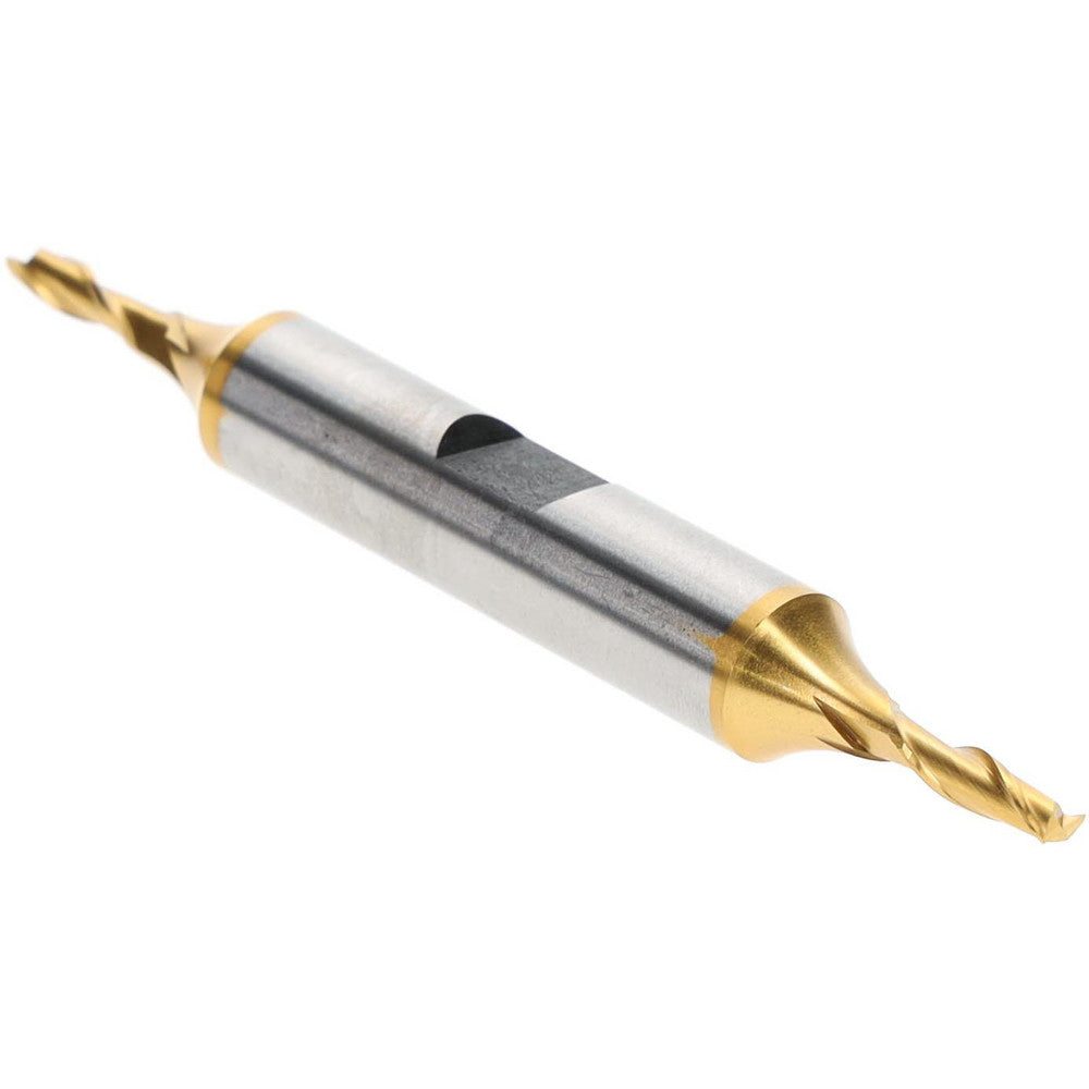 Hertel E4050008 Square End Mill 1/8" Dia, 3/8" LOC, 2 Flutes, Cobalt