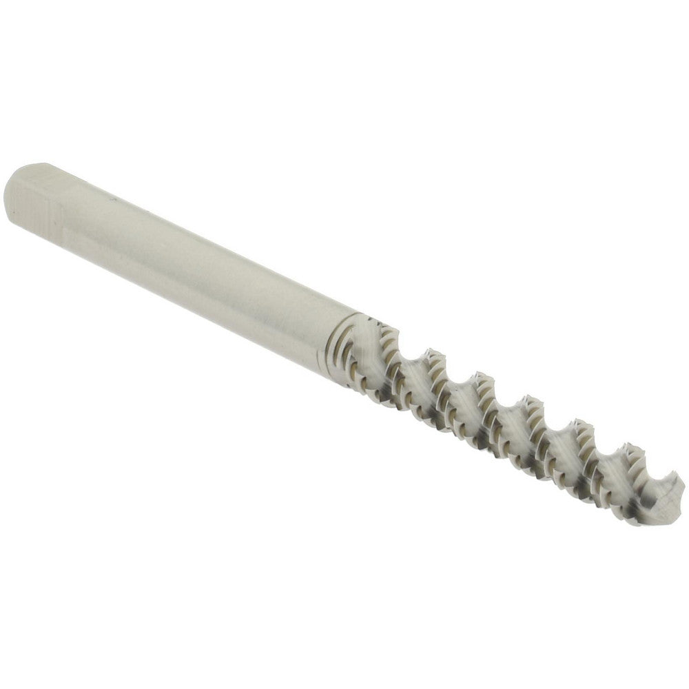 Hertel K007310AS #6-32 UNC, 3 Flute, 52° Helix, Bottoming Chamfer, Bright Finish, High Speed Steel Spiral Flute STI Tap