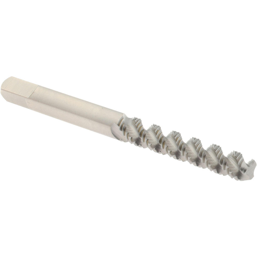 Hertel K007314AS #8-32 UNC, 3 Flute, 52° Helix, Bottoming Chamfer, Bright Finish, High Speed Steel Spiral Flute STI Tap