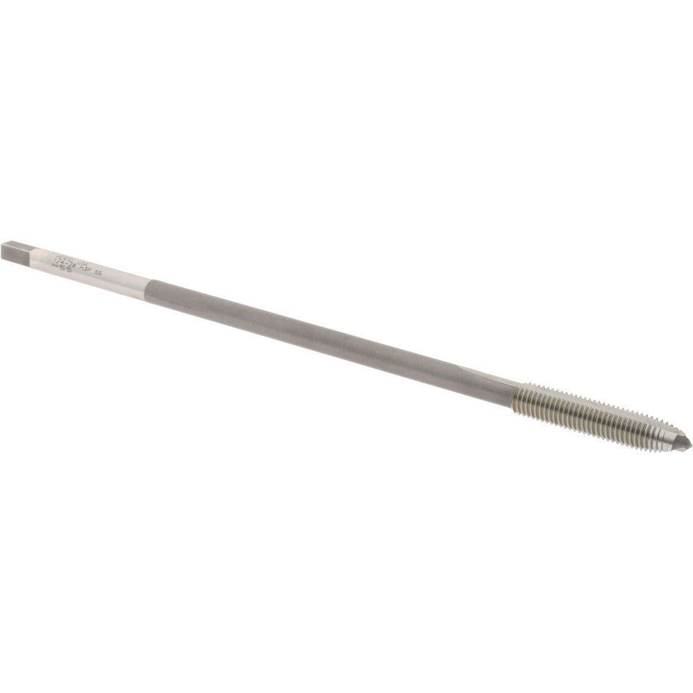 Hertel G837586 Extension Tap 1/4-28, 2 Flutes, H3, Bright/Uncoated, High Speed Steel, Spiral Point