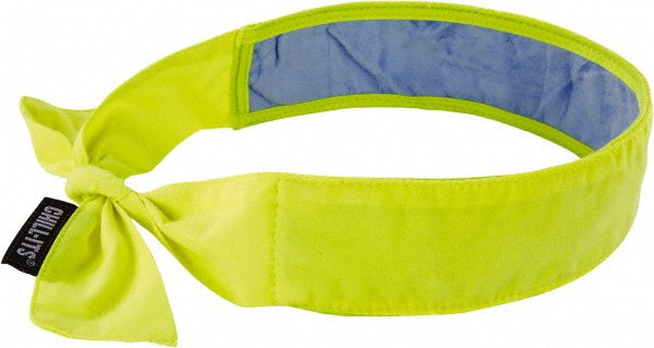 Ergodyne 12566 Cooling Bandana Size Universal, Lime, Cooling Relief, Low-Profile & Machine Washable