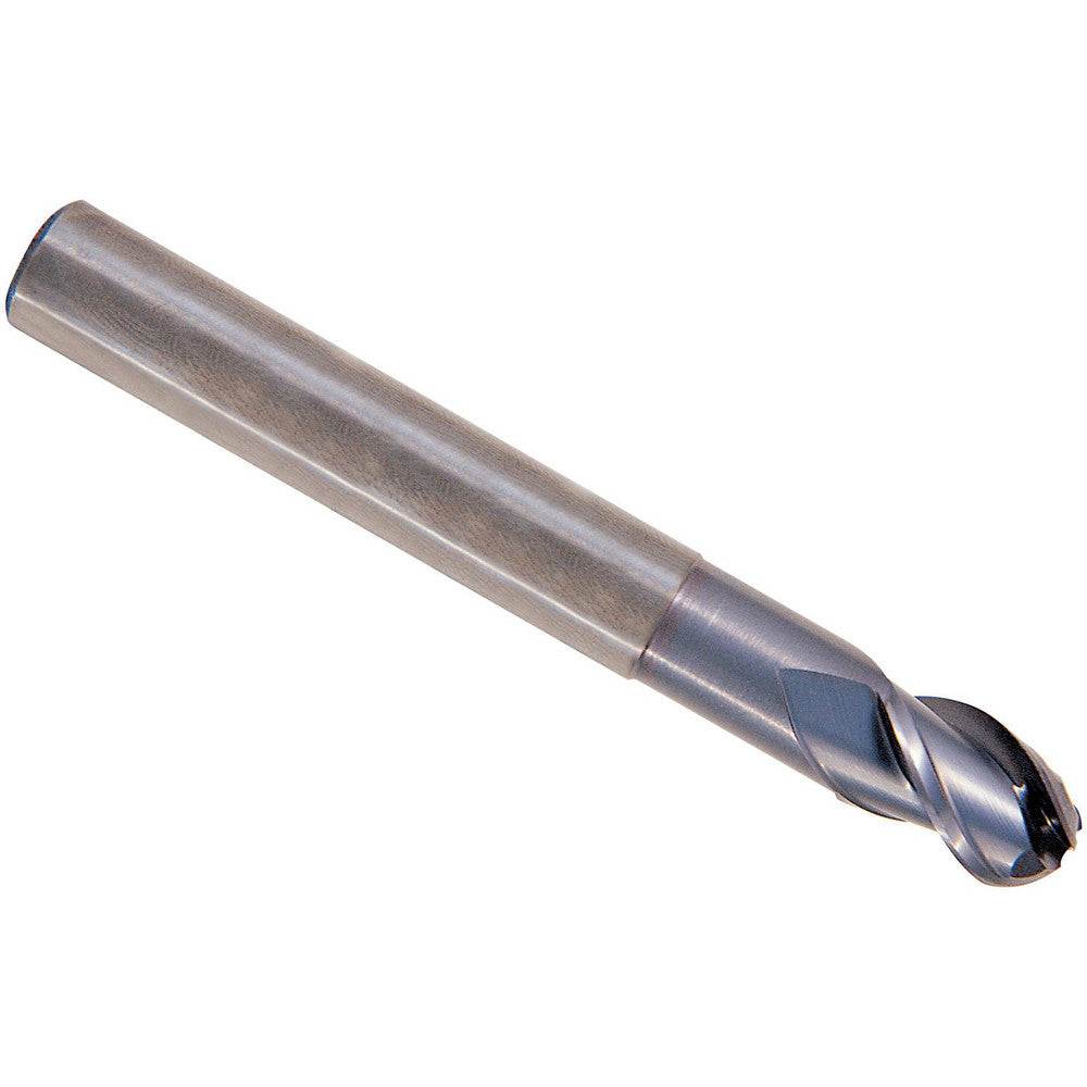 YG-1 38584 Ball End Mill 3/8" Dia, 5/8" LOC, 3 Flute, Solid Carbide