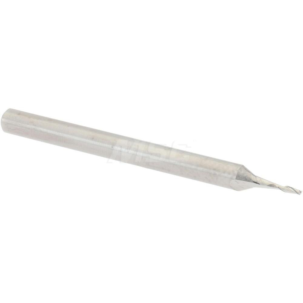 Accupro 15024010 Square End Mill 0.8 mm Dia, 2.4 mm LOC, 2 Flutes, Solid Carbide