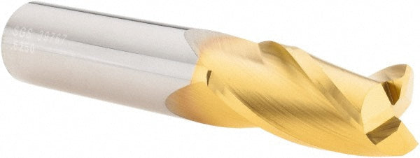 Kyocera SGS Precision Tools 39767 Square End Mill 5/8" Dia, 1-1/4" LOC, 3 Flute, Solid Carbide