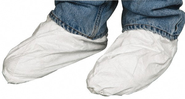 Dupont TY450SWH000200LG Shoe Cover Non Chemical-Resistant, Tyvek, White