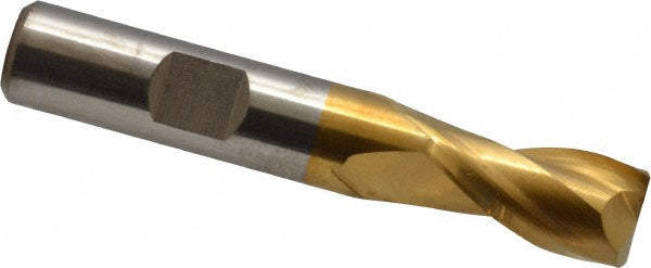 Cleveland C32521 Square End Mill 1/2" Dia, 1" LOC, 2 Flutes, Cobalt