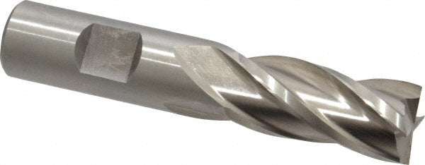 Cleveland C41264 Square End Mill 3/4" Dia, 4 Flutes, 1-5/8" LOC, High Speed Steel, 30 ° Helix