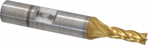 Cleveland C41521 Square End Mill 3/16" Dia, 1/2" LOC, 4 Flutes, High Speed Steel
