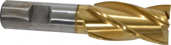 Cleveland C33228 Square End Mill 1" Dia, 1-7/8" LOC, 4 Flutes, High Speed Steel