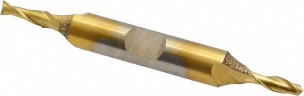 Cleveland C33650 Square End Mill 5/32'' Dia, 7/16'' LOC, 3/8'' Shank Dia, 3-1/8'' OAL, 2 Flutes, High Speed Steel