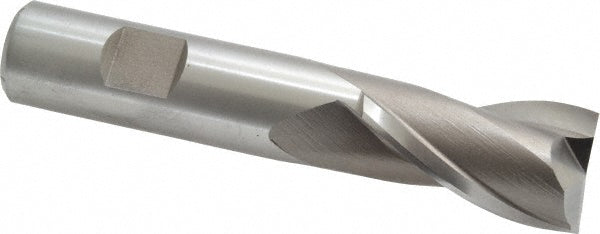 Cleveland C41636 Square End Mill 7/8'' Dia, 1-1/2'' LOC, 3/4'' Shank Dia, 4-1/8'' OAL, 2 Flutes, High Speed Steel