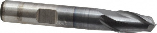 Cleveland C38964 3/8" Diam, 9/16" LOC, 2 Flute High Speed Steel Keyway End Mill