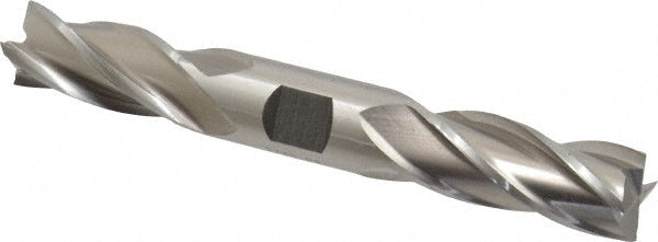 Cleveland C41223 Square End Mill 3/4'' Dia, 1-5/8'' LOC, 3/4'' Shank Dia, 5-5/8'' OAL, 4 Flutes, High Speed Steel
