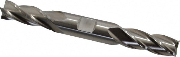 Cleveland C33048 Square End Mill 9/16'' Dia, 1-3/8'' LOC, 5/8'' Shank Dia, 5'' OAL, 4 Flutes, High Speed Steel