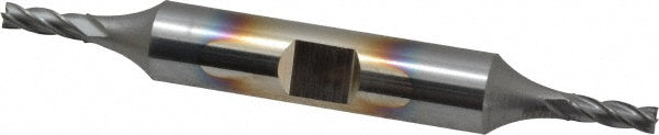 Cleveland C33100 Square End Mill 1/8'' Dia, 3/8'' LOC, 3/8'' Shank Dia, 3-1/16'' OAL, 4 Flutes, High Speed Steel