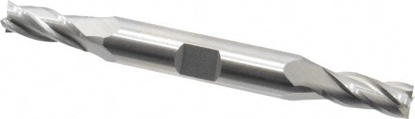 Cleveland C52175 Square End Mill 9/32'' Dia, 11/16'' LOC, 3/8'' Shank Dia, 3-3/8'' OAL, 4 Flutes, Cobalt