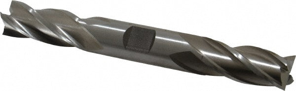 Cleveland C52184 Square End Mill 5/8'' Dia, 1-3/8'' LOC, 5/8'' Shank Dia, 5'' OAL, 4 Flutes, Cobalt