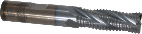 Cleveland C32248 Square End Mill 1/2'' Dia, 1-1/4'' LOC, 1/2'' Shank Dia, 3-1/4'' OAL, 4 Flutes, Powdered Metal