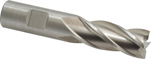 Cleveland C42707 Square End Mill 3/4'' Dia, 1-5/8'' LOC, 3/4'' Shank Dia, 3-7/8'' OAL, 4 Flutes, Cobalt