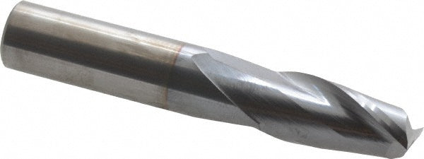 OSG 402-500008 Square End Mill 1/2'' Dia, 1'' LOC, 1/2'' Shank Dia, 3'' OAL, 2 Flutes, Solid Carbide
