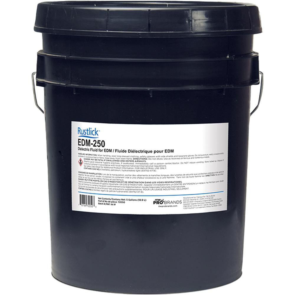 Rustlick 72050 Dielectric & EDM Fluid Rustlick EDM-250 EDM-250, Liquid, 5 gal Pail