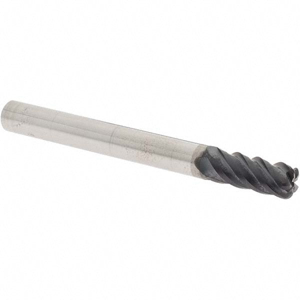 OSG 20552503 Corner Radius End Mill 1/4" Dia, 5/8" LOC, 0.0600" Radius, 5 Flute, Solid Carbide