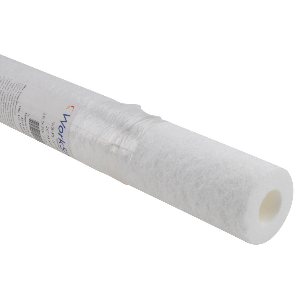 Value Collection VC-PL-SCB200025 Plumbing Cartridge Filter 2-1/2" OD, 20" Long, 25 micron, Polypropylene