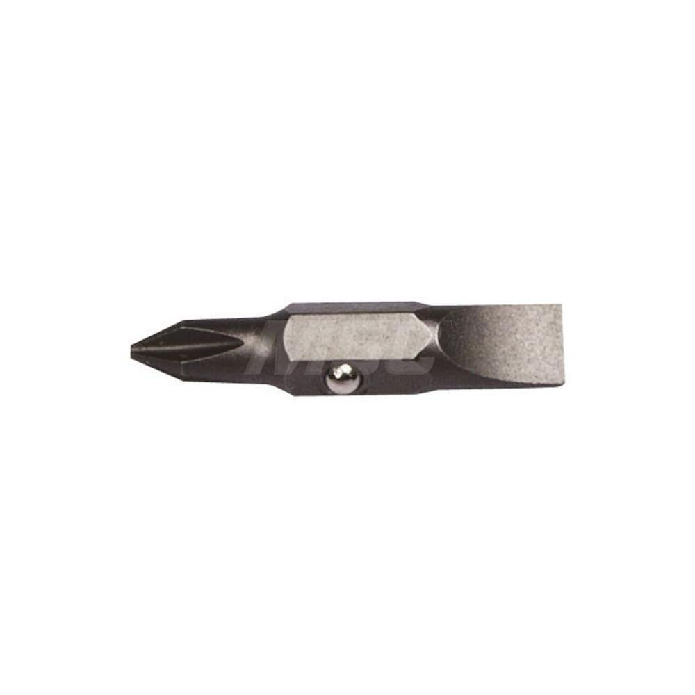 Klein Tools 32398 Power Screwdriver Bit #1 Phillips, 1/4" Blade Width, 1/4" Hex Drive