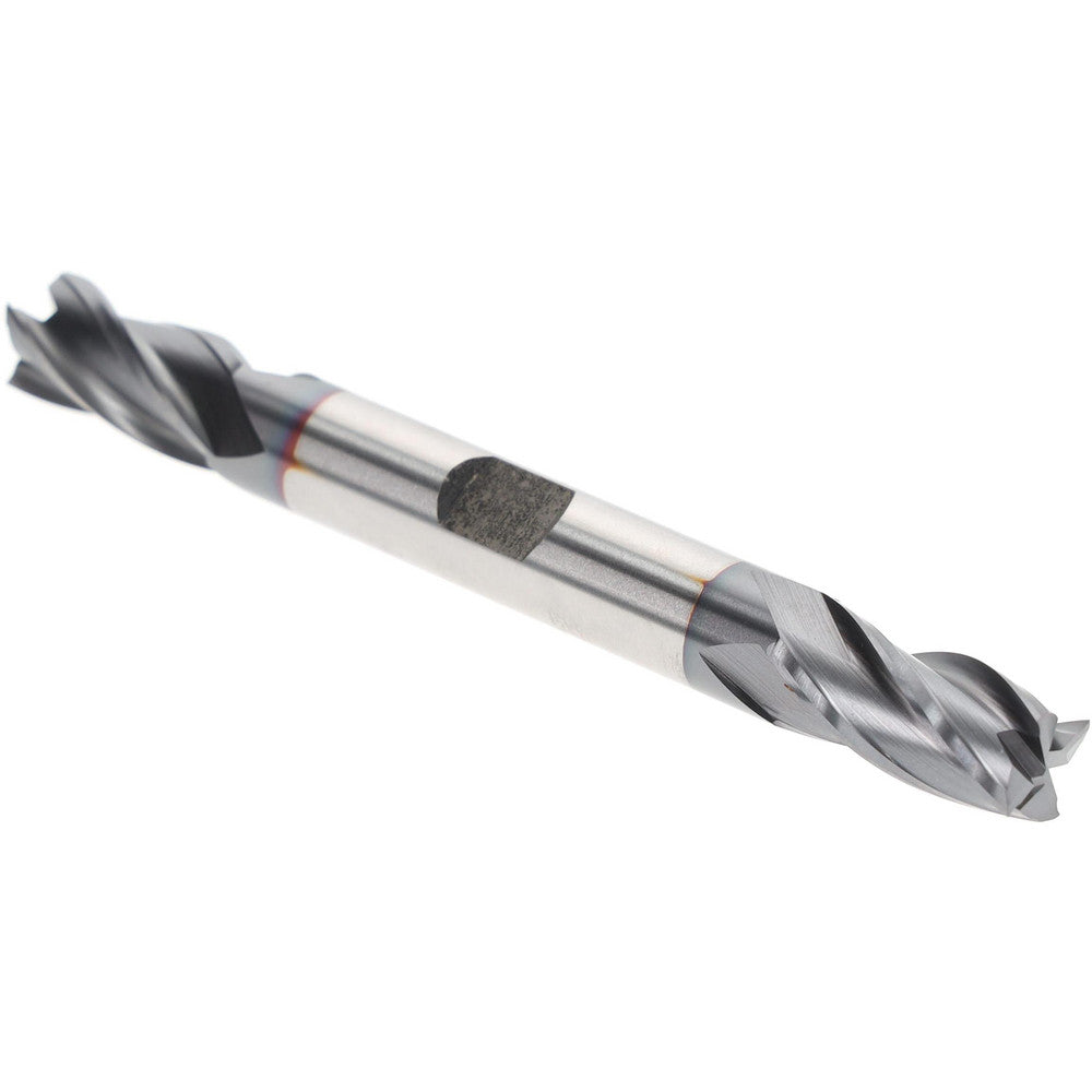 Hertel EF053024 Square End Mill 3/8" Dia, 4 Flutes, 3/4" LOC, High Speed Steel, 30 ° Helix