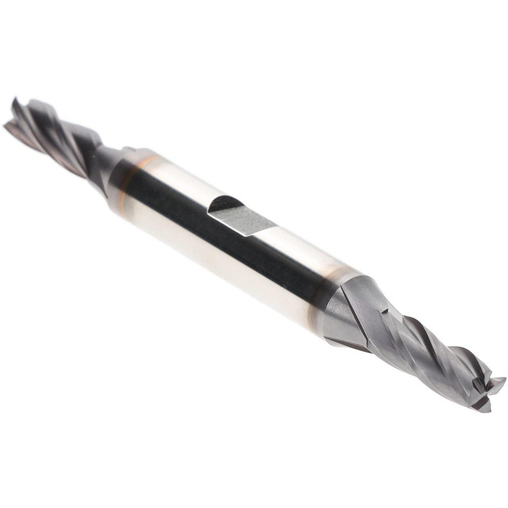 Hertel EF053016 Square End Mill 1/4" Dia, 4 Flutes, 5/8" LOC, High Speed Steel, 30 ° Helix